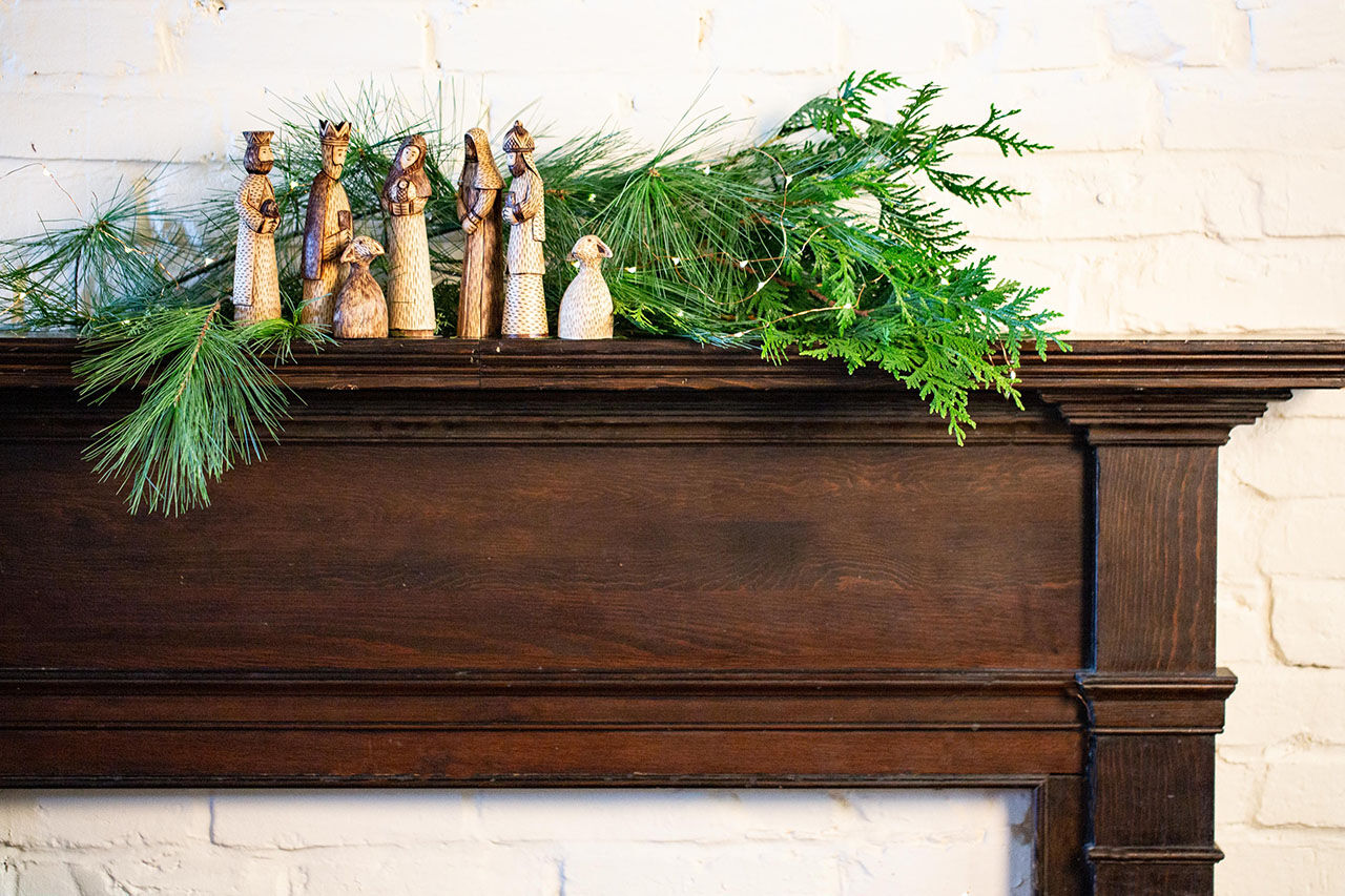 Ten Thousand Villages mantel